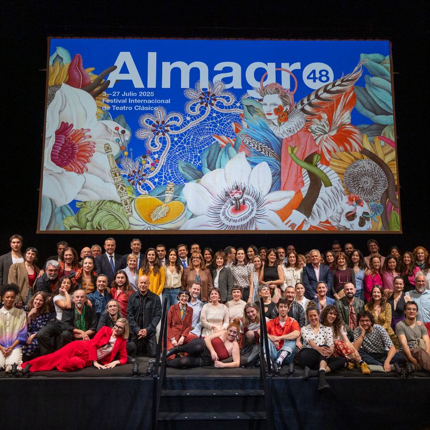 Foto de familia tras la presentación en Madrid de la 48 edición del Festival