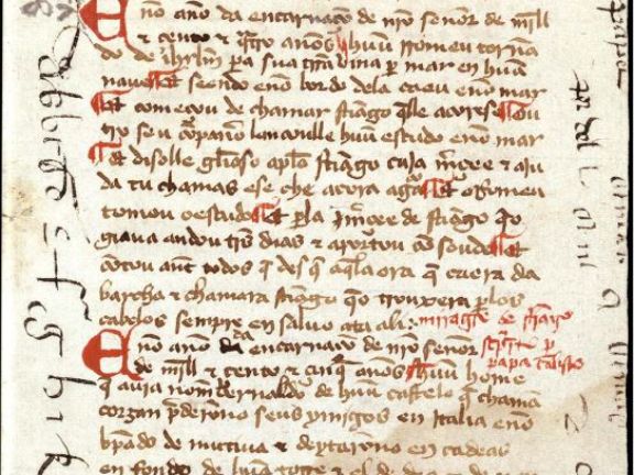 Texto del Miragres de Santiago