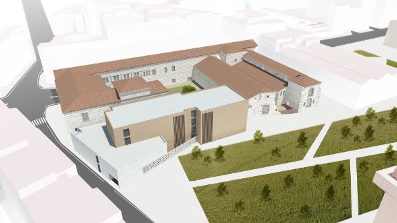 Infografía del Hospital de la Concepción de Burgos
