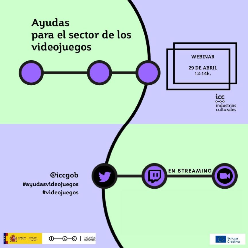 Webinar 29 de abril. Ayudas al sector de los videojuegos