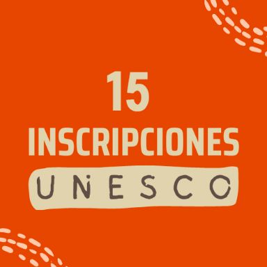 13 inscripciones UNESCO
