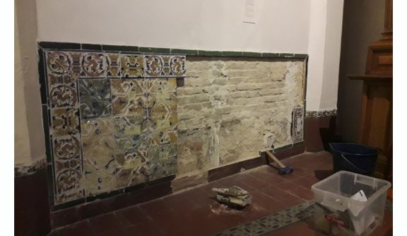 Arranque de los azulejos