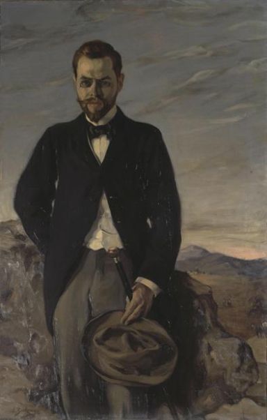 Zuloaga, Ignacio. Retrato de Iván Shchukin, 1899. San Petersburgo, Museo Hermitage.