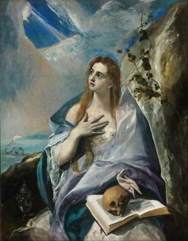 El Greco, Magdalena penitente, 1576-1578 Budapest, Museo de Bellas Artes.