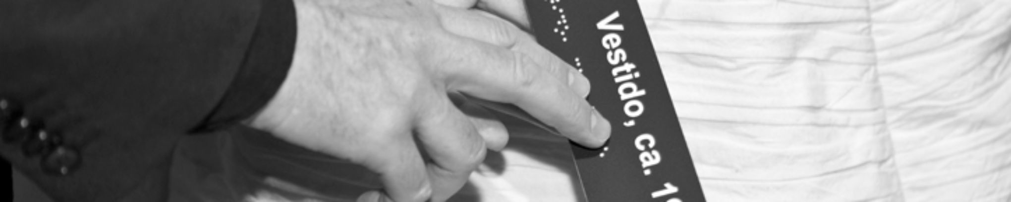 Cartelas en braille del Área Didáctica y Multisensorial