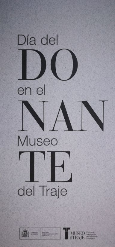 Fotografía del tarjetón invitación del Día del donante